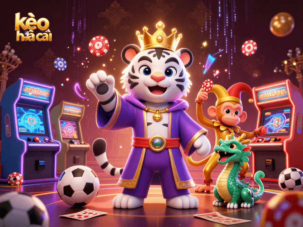Engage with kèo nhà cái through lively characters and dynamic sports betting elements.