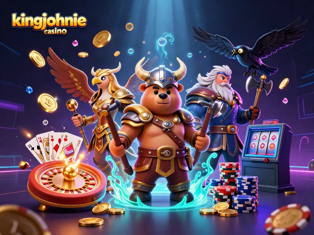 Experience the excitement at kingjohnnie casino with vibrant 3D action, golden coins and high-stakes games.