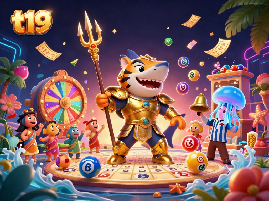 Experience thrilling underwater battles in t19's casino universe with vibrant lottery elements.