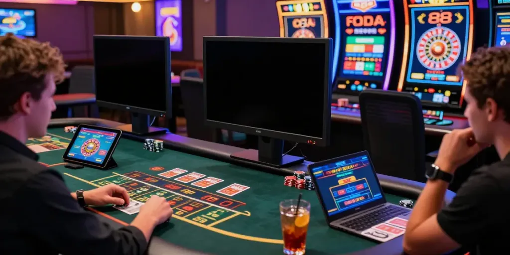 Experience the excitement of Vegas88 online casino gaming with live dealers and vibrant gameplay.