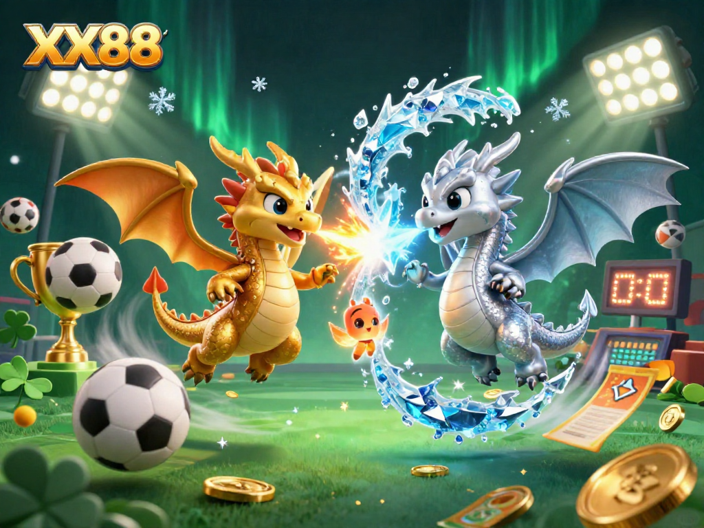 Engage in thrilling action at XX88 with dynamic dragons and sports betting elements.