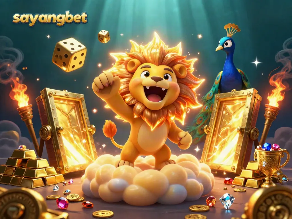 Experience excitement with sayangbet, highlighted by rich casino elements and dynamic characters.