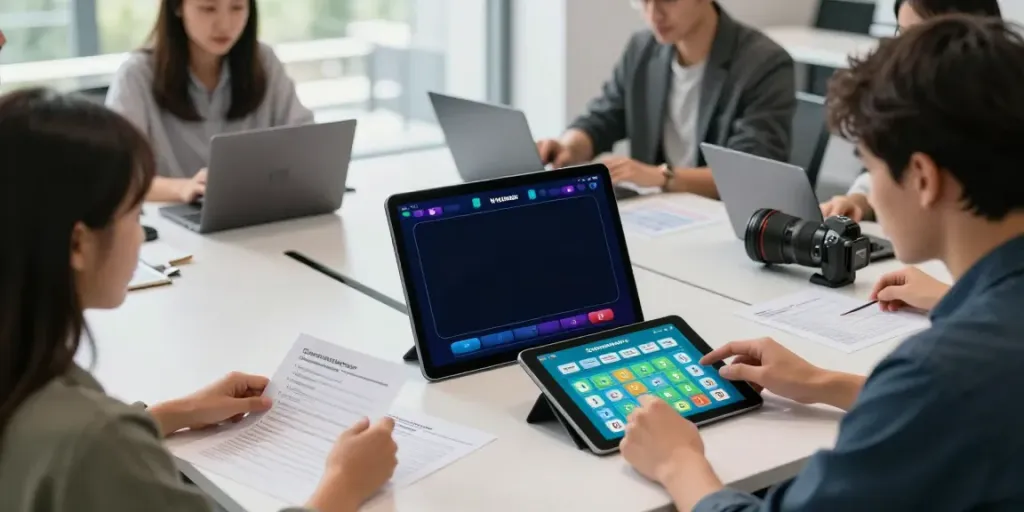 Pengguna menggunakan platform bukumimpi138 untuk strategi togel, dengan tampilan angka dan interpretasi mimpi di layar.