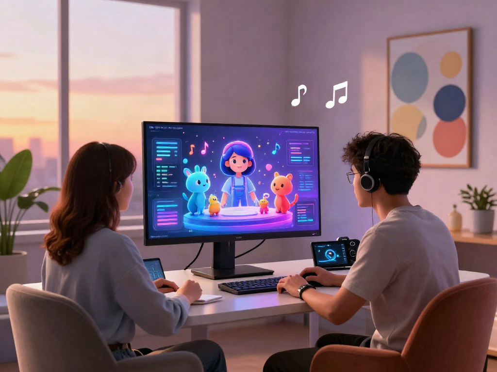 Engaging digital workspace with character AI nsfw interaction showcasing animated virtual characters.