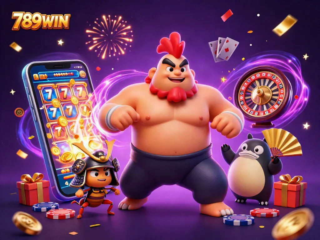 Join the excitement with 789WIN as our colorful casino scene comes alive!