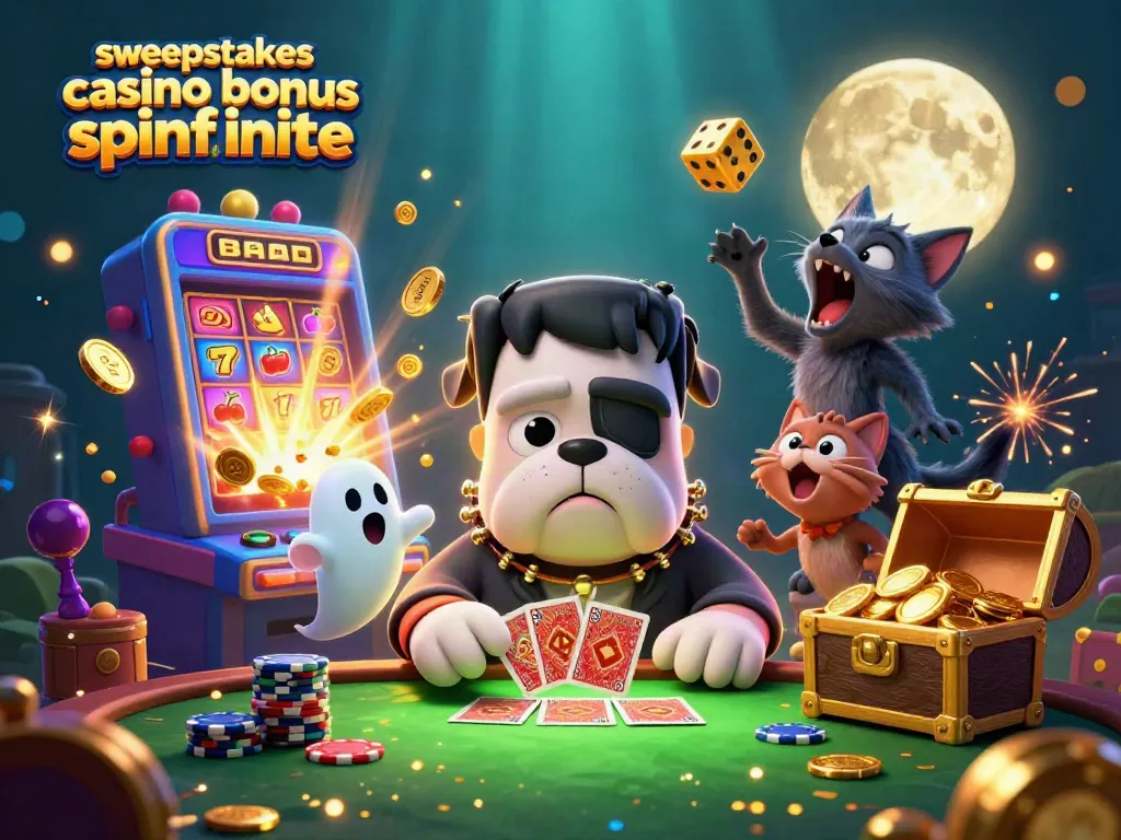 Experience the sweepstakes casino bonus spinfinite while enjoying exciting gameplay with unique characters and vibrant visuals.