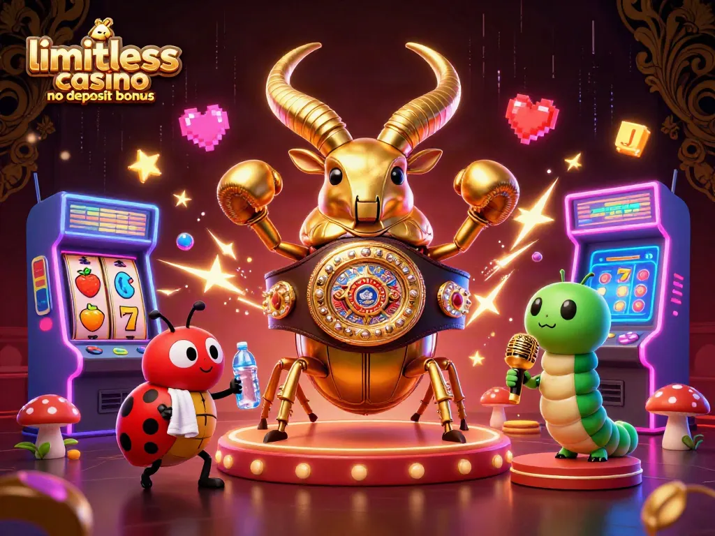 Experience the limitless casino no deposit bonus with vibrant characters and vibrant gaming ambiance.