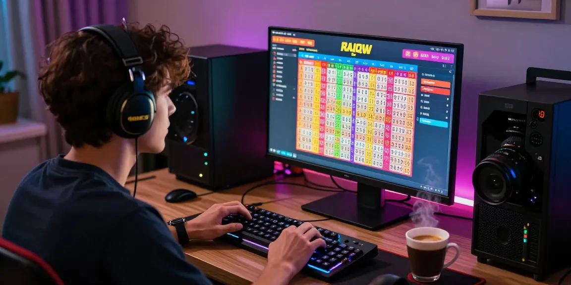 Pengguna rajatogel berkontribusi dalam permainan lotere online dengan fokus tinggi di ruang gaming yang nyaman.