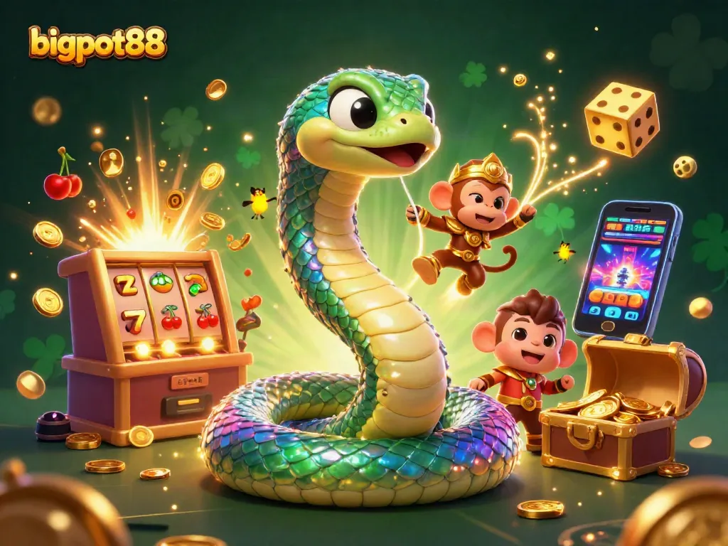 Raih jackpot besar bermain di bigpot88 dengan mesin slot memukau dan karakter ceria.