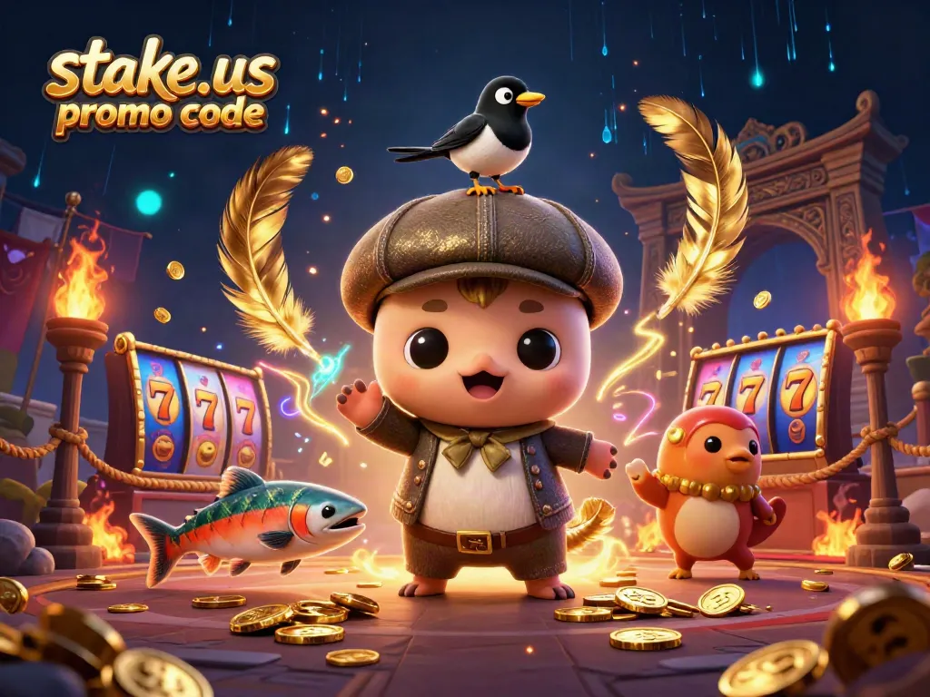 Engage with stake.us promo code for festive casino offers featuring Nessie and slot elements.