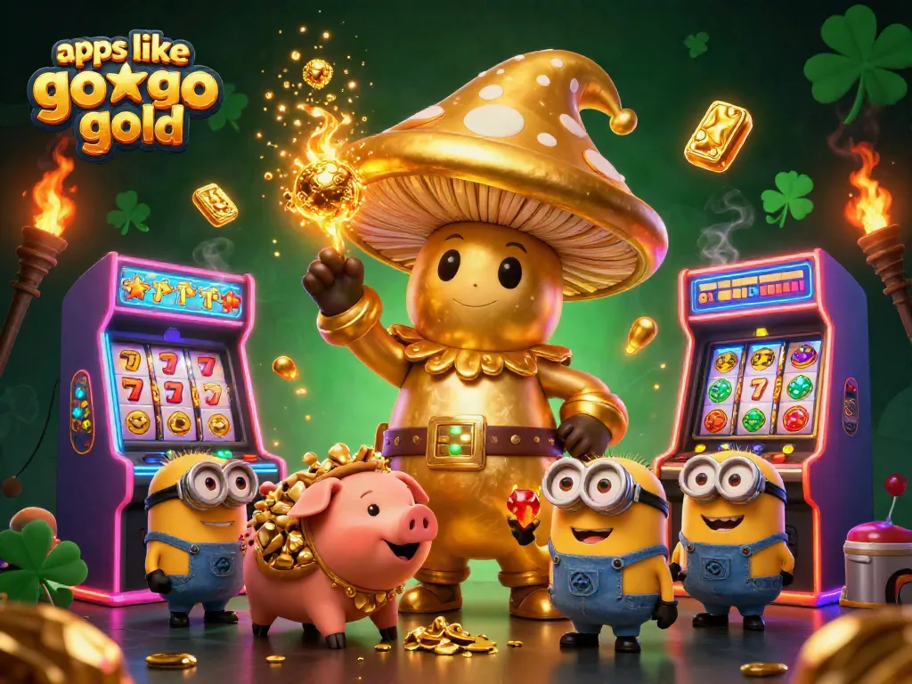 Experience thrilling fun with apps like go go gold featuring vivid gaming machines and magical characters.