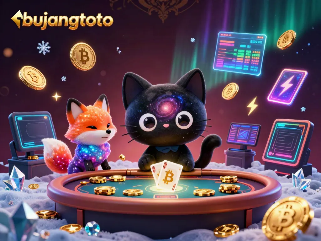 Engage with bujangtoto at an exciting cosmic casino, where a black hole cat attracts winnings.