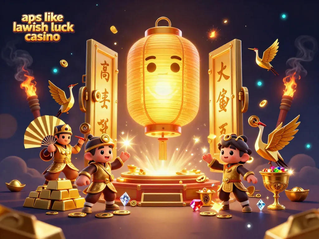 Play fun slots and win prizes at apps like lavish luck casino featuring vibrant 3D characters and gold treasures.