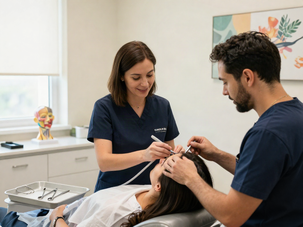 Hair transplant turkey price consultation in a welcoming clinic environment