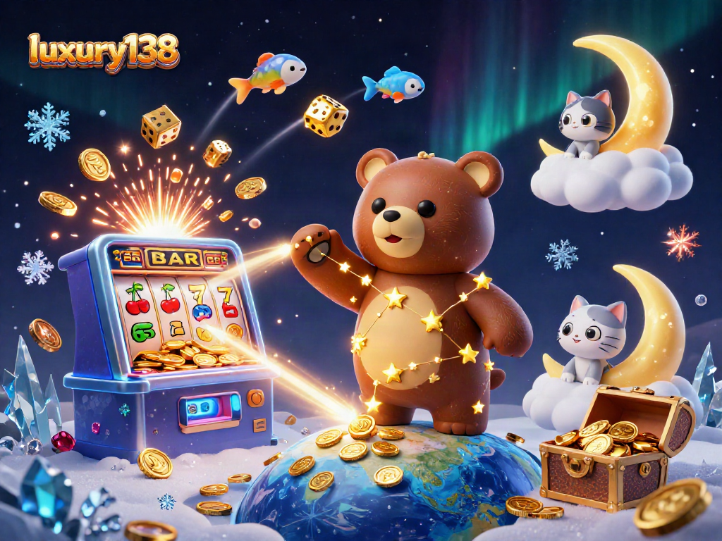 Luxury138 membawa keberuntungan dengan jackpot slot yang memukau dan karakter kartun menawan.