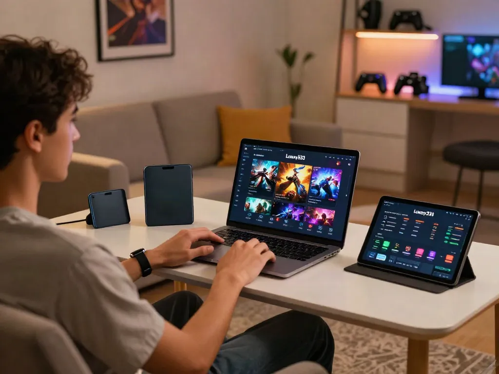 Engaging gaming scene on Luxury333 platform displaying vibrant game categories for luxury12 enthusiasts.