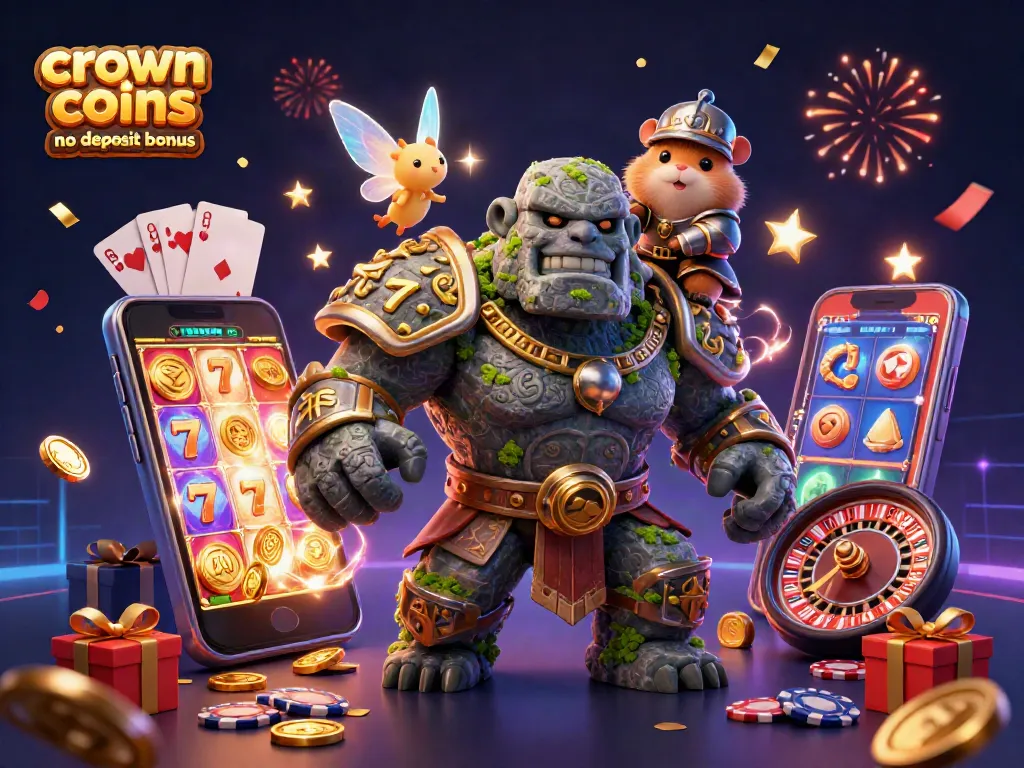 Play and win with crown coins casino no deposit bonus in a vibrant casino adventure!