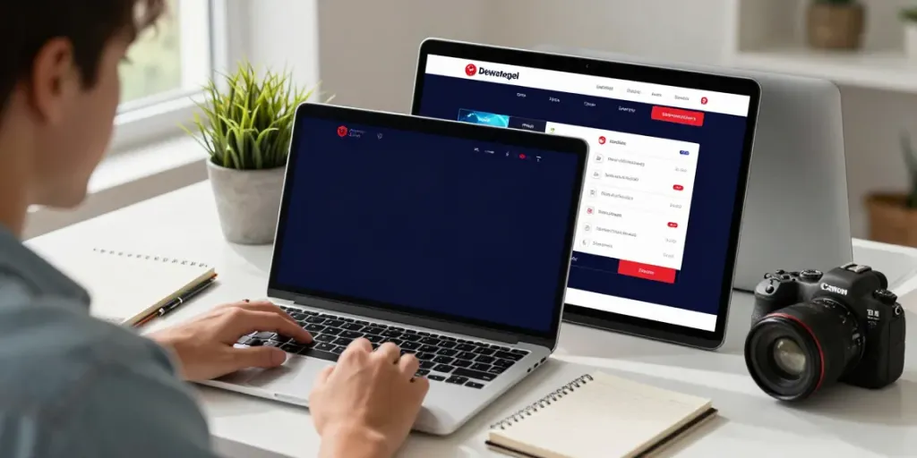 Pengguna Dewatogel menikmati pengalaman bermain togel online dengan antarmuka modern dan ramah pengguna.